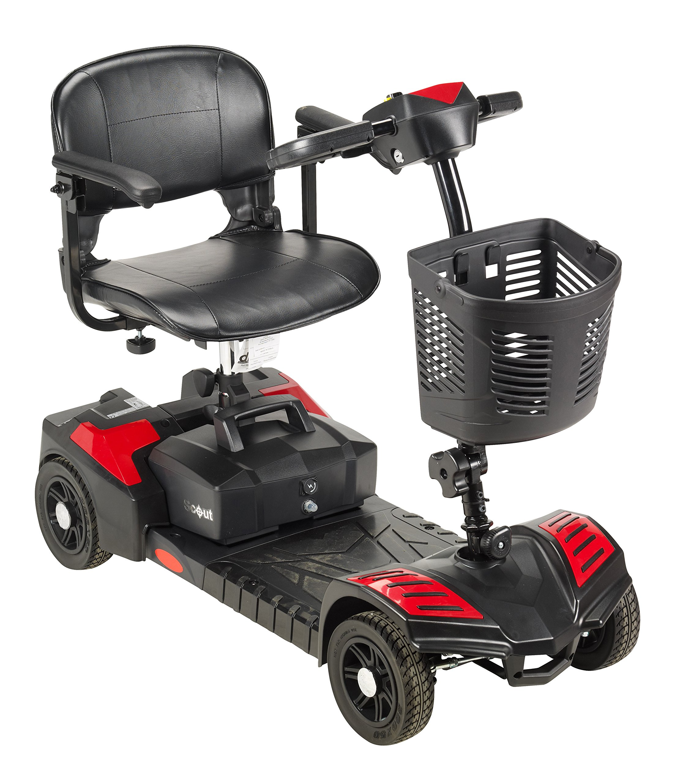 【Sports&Outdoors】Drive Medical Drive Medical Scout Compact Travel Power Scooter, 4 Wheel
