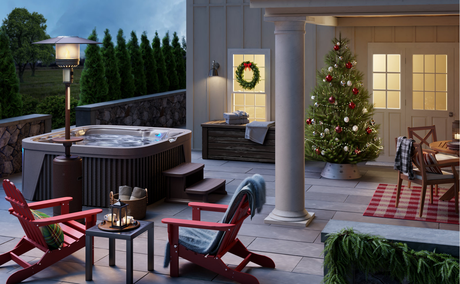 【Sports&Outdoors】Aquarest Spas, 6 - Person 45 - Jet Square Plug And Play Hot Tub with Ozonator