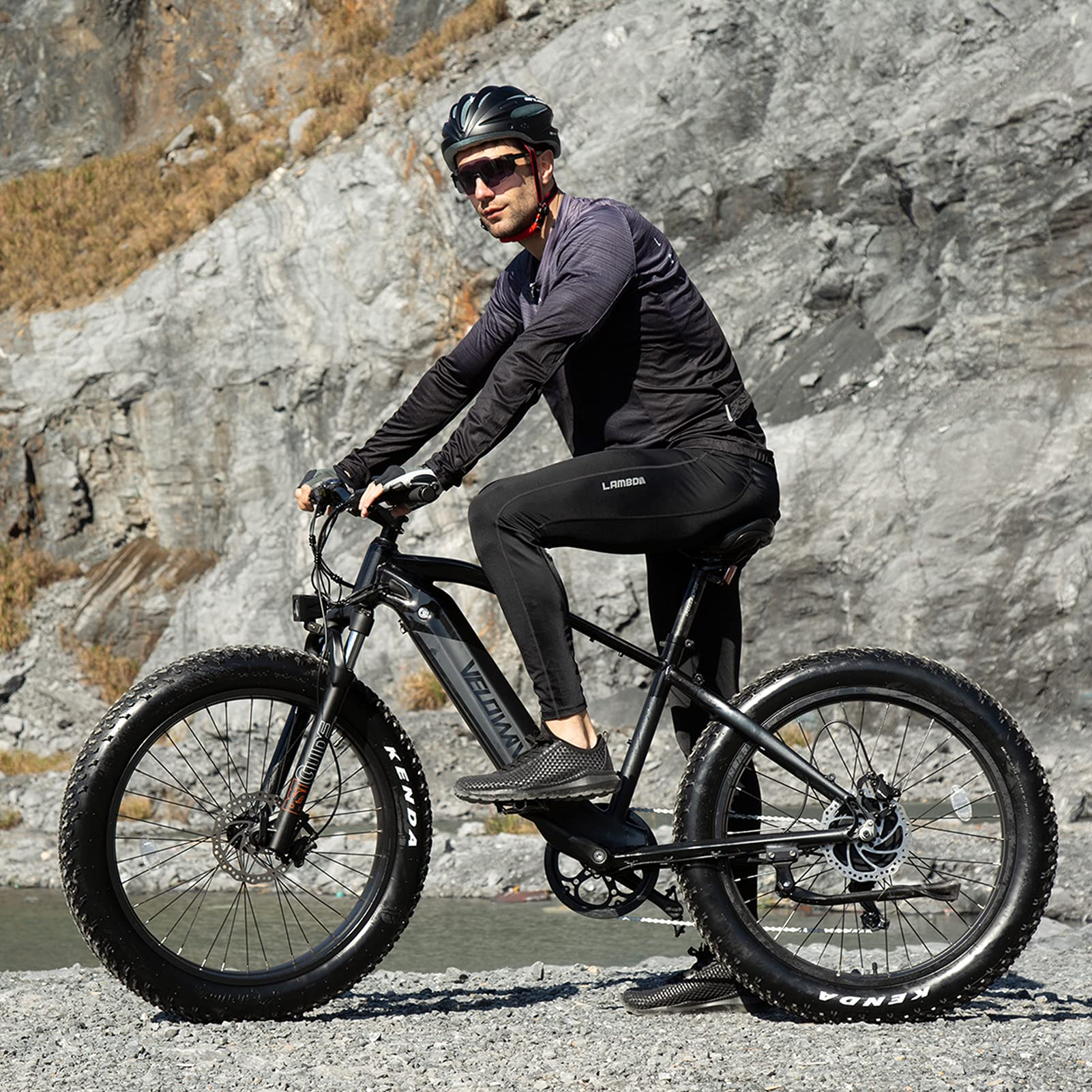 【Sports&Outdoors】Electric Bike Adults 750W BAFANG Motor 48V 15Ah 26'' Fat Tire Ebike