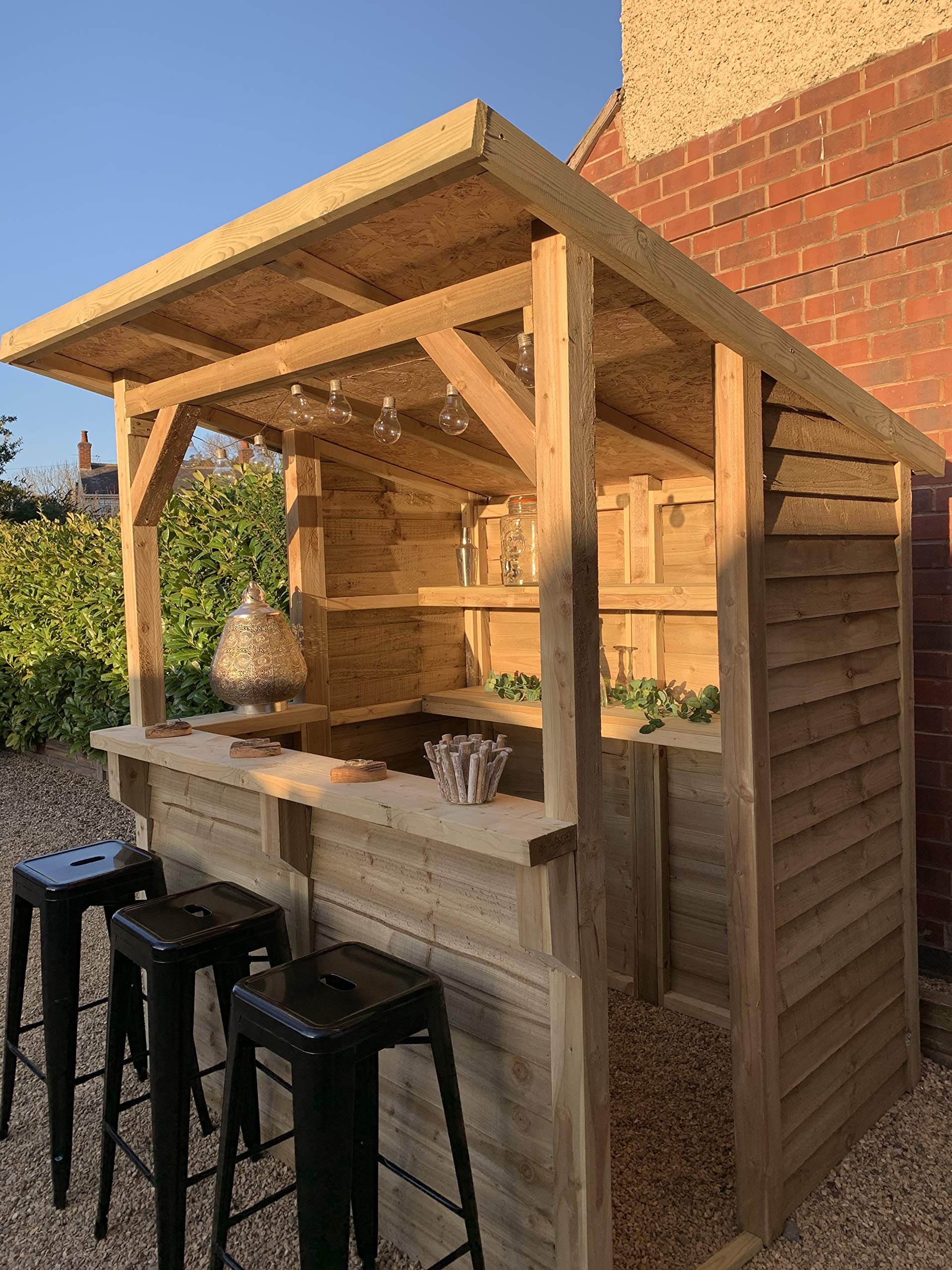 【Home&Garden】Wooden Garden Bar, Heavy Duty Pressure Treated