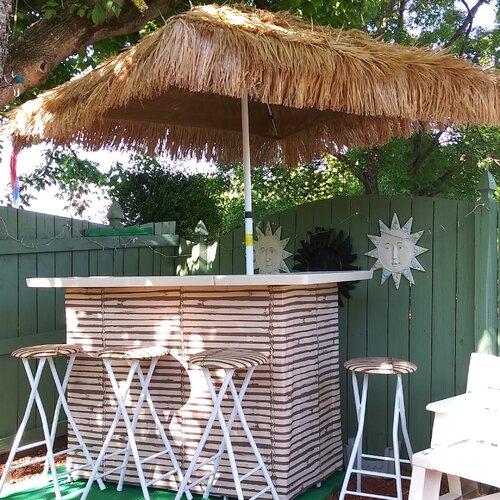 【Home&Garden】Waller Tiki Bar Set