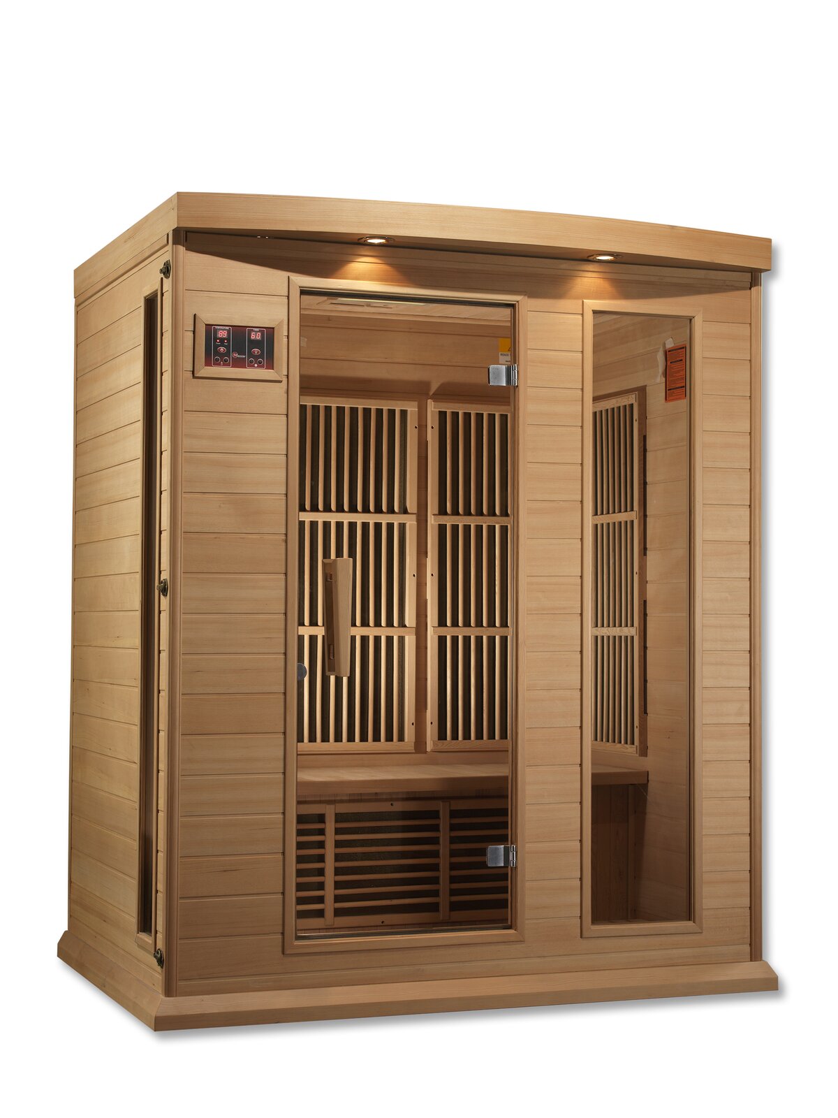 【Sports&Outdoors】Dynamic Infrared 3 - Person Indoor FAR Infrared Sauna in Hemlock
