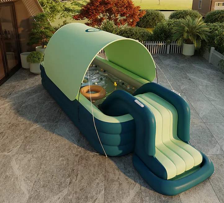 【Sports&Outdoors】300x175x60 inflatable swimming pool baby outdoor bathing pool