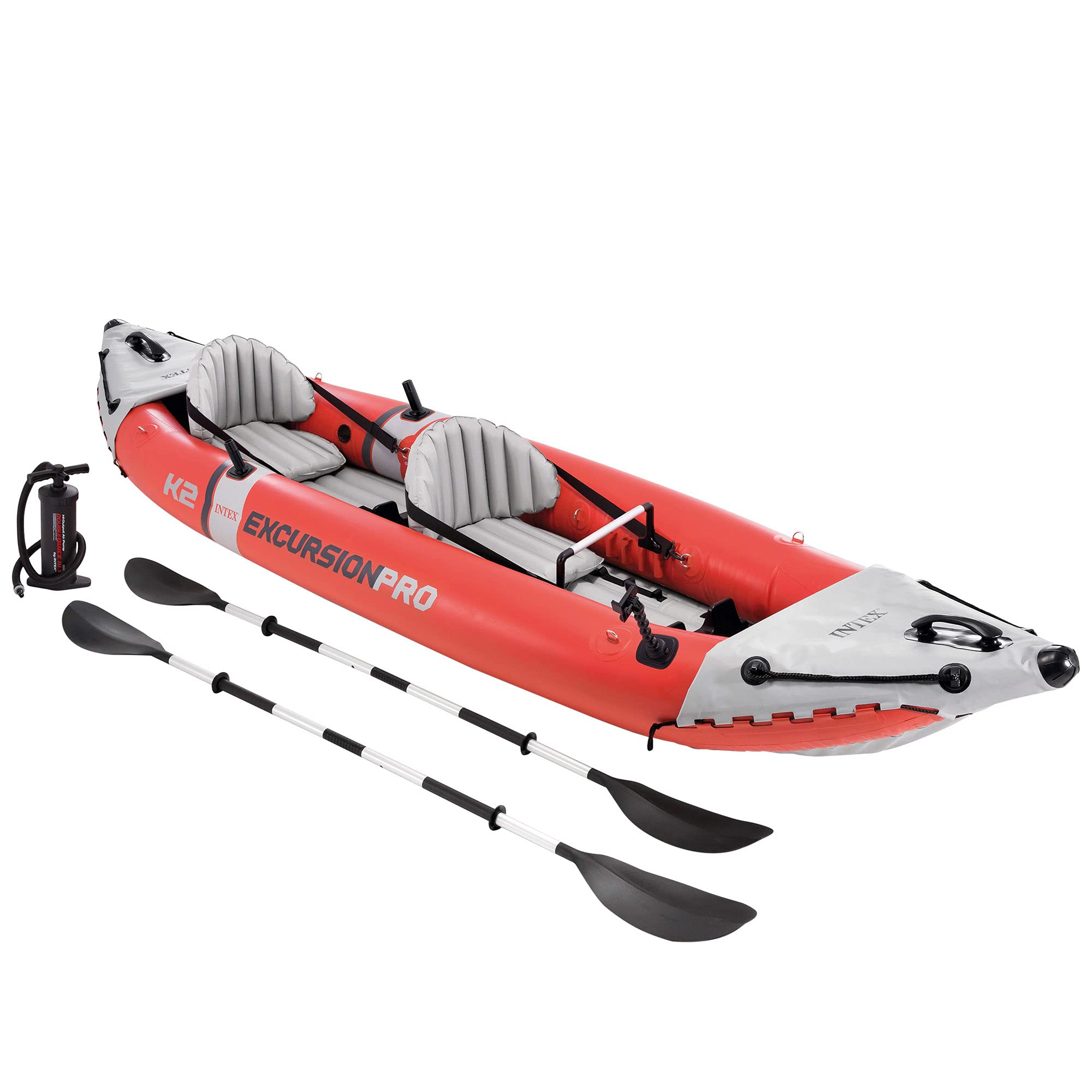 【Sports&Outdoors】Explorer K2 Kayak, 2-Person Inflatable Kayak Set with Aluminum Oars & Air Pump