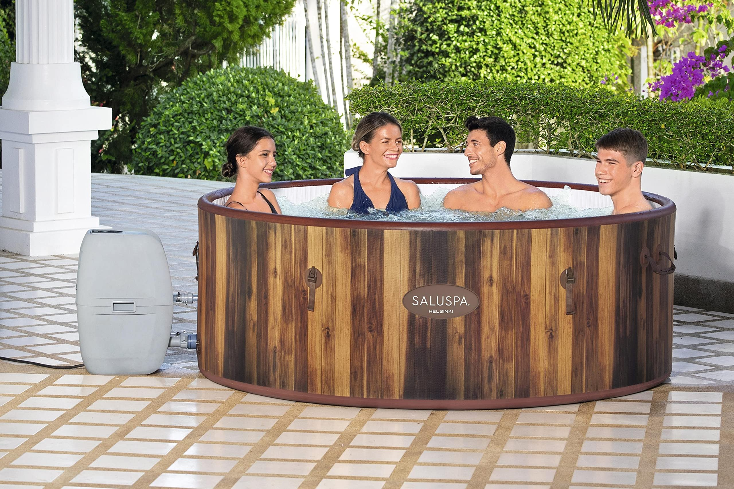 【Sports&Outdoors】SaluSpa 71 x 26 Helsinki AirJet Inflatable Hot Tub