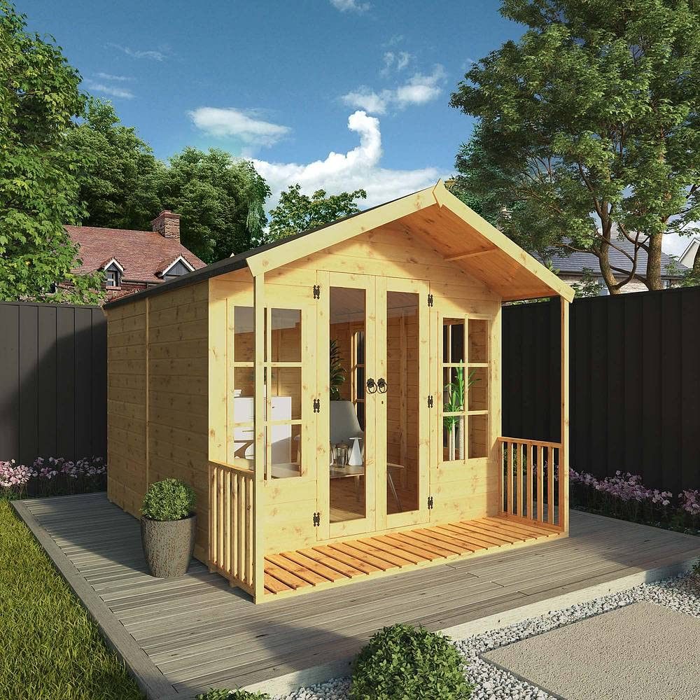 【Home&Garden】10x8 Wessex Summerhouse, 10ft x 8ft Tongue & Groove Summer House