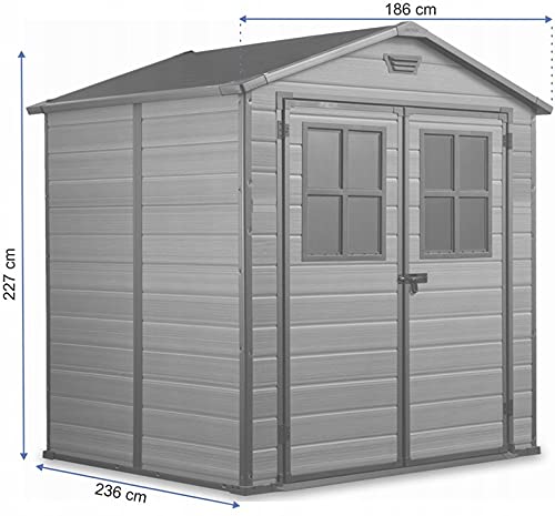 【Storage Shed】Keter Scala 8ft x 6ft Garden Shed Tool House