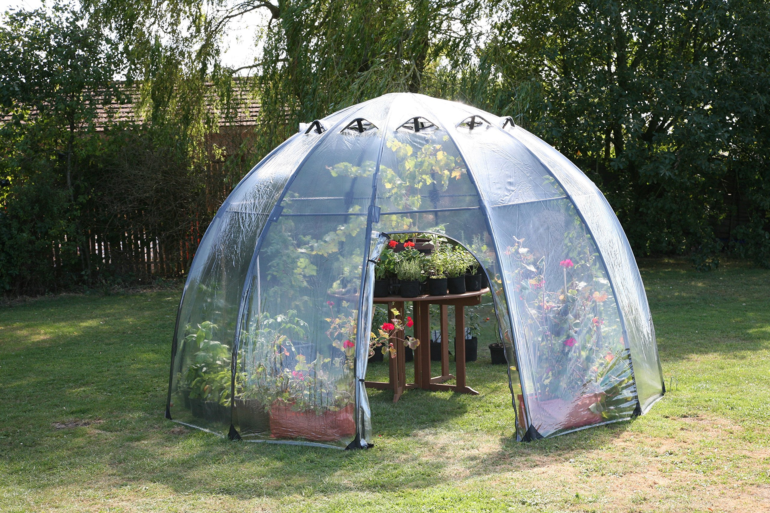 【Home&Garden】Haxnicks Garden Sunbubble Portable Outdoor Greenhouse, Garden Bed Cover & Igloo, Large