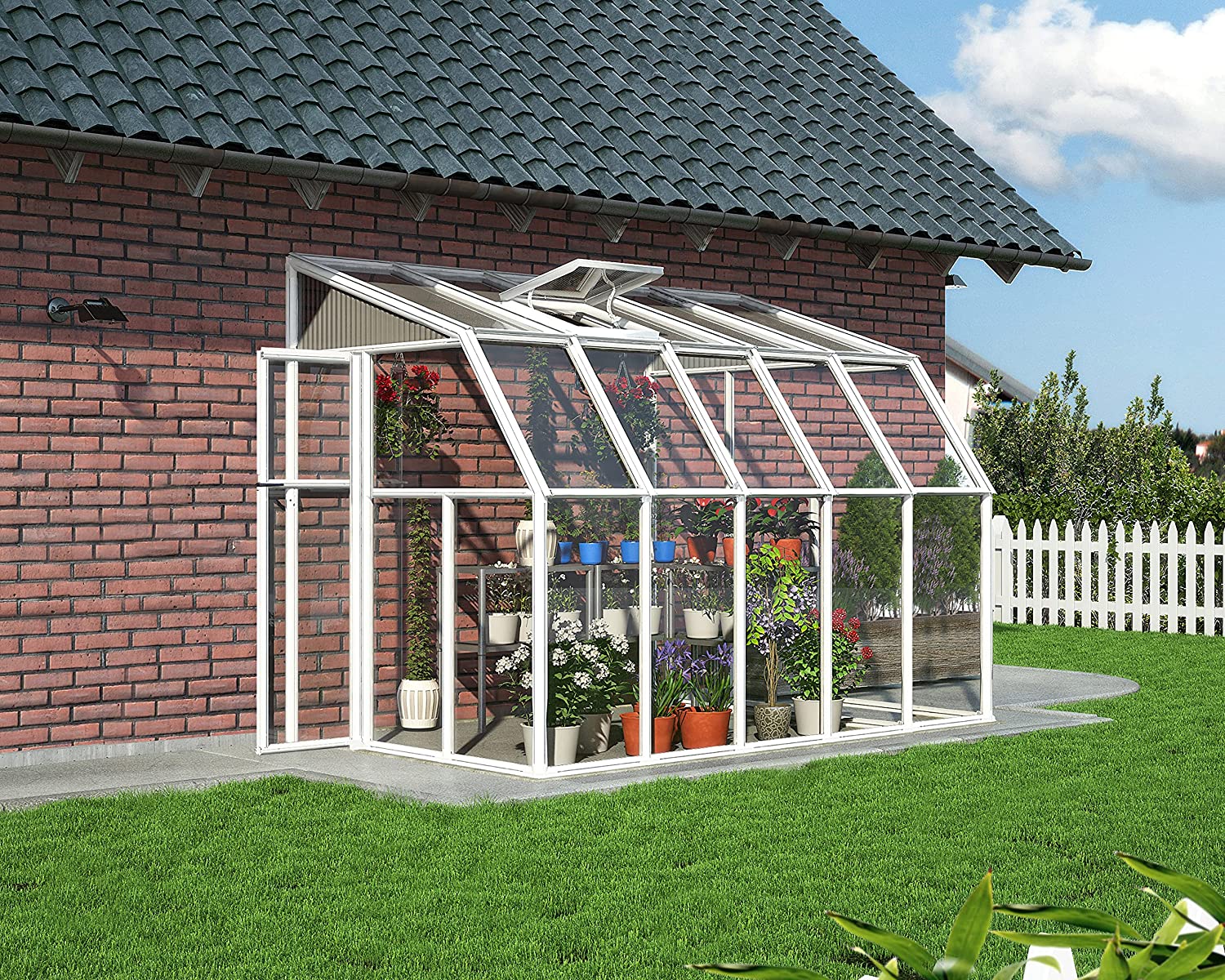 【Home&Garden】Canopia Sun Room, 6' x 12', White