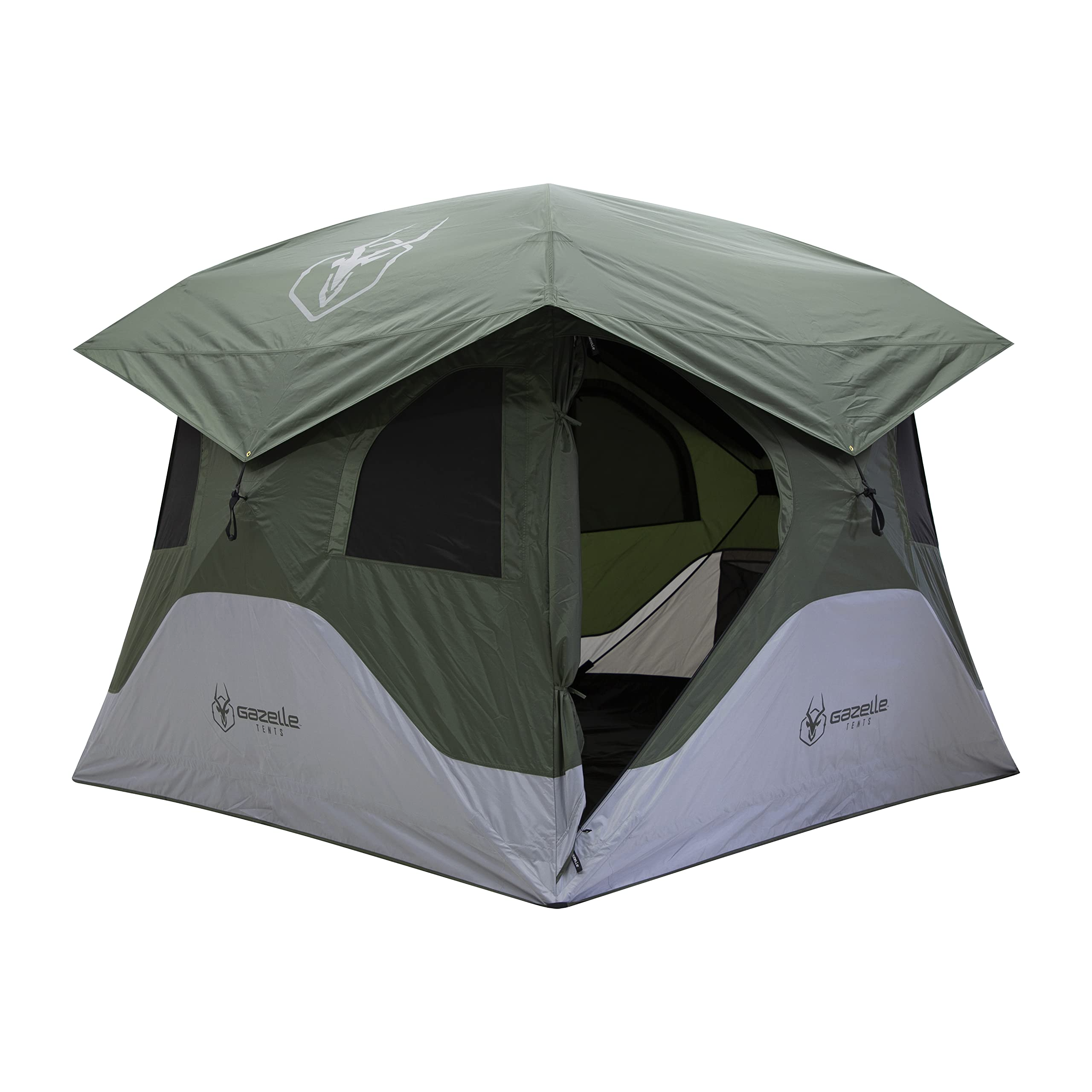 【Sports&Outdoors】T4 Hub Tent, Easy 90 Second Set-Up, Waterproof, UV Resistant, Removable Floor, 4-Person