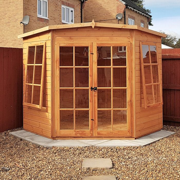 【Home&Garden】Loxley 7' x 7' Oxhill Corner Summer House