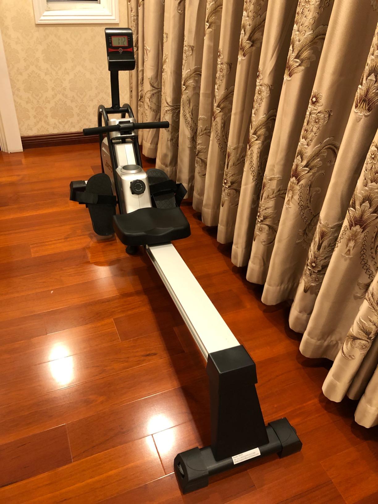 【Sports&Outdoors】Magnetic Rower Rowing Machine with LCD Display 300LB Weight Capacity Row Machine Exercise Rower