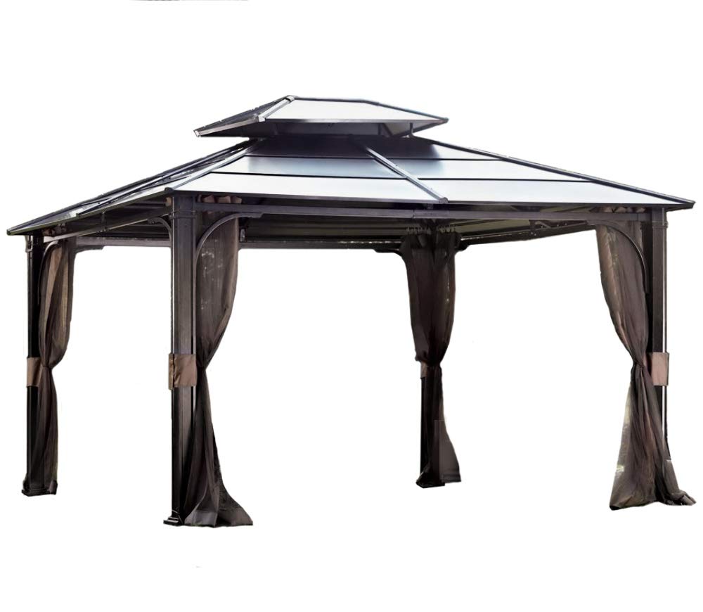 【Gazebo】10x12 Chatham Steel Hardtop Gazebo