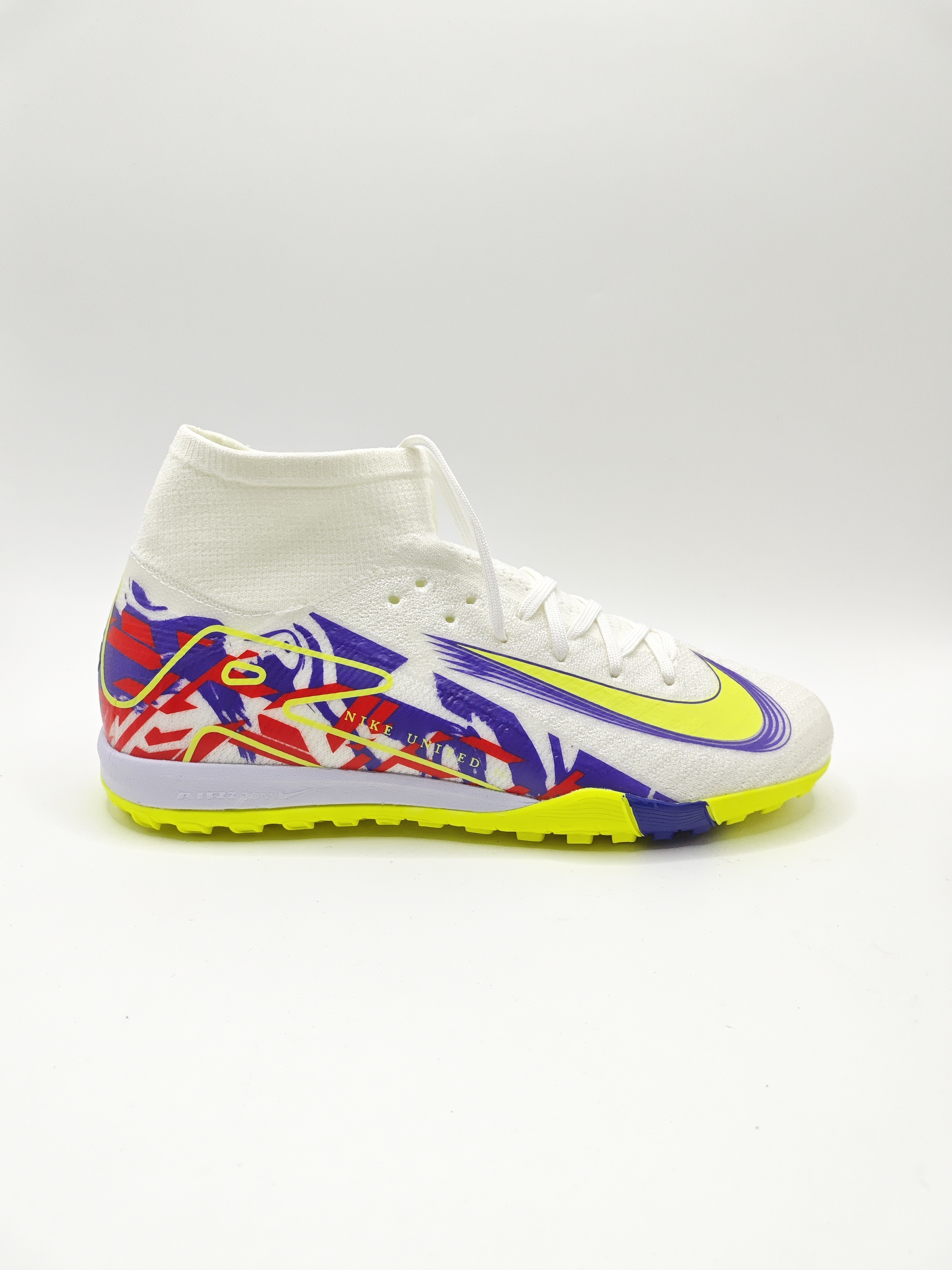 Nike Mercurial 16 High-Top Built-in Full Air Cushion Waterproof Knit Turf Studs MD Outsole Soccer Cleats