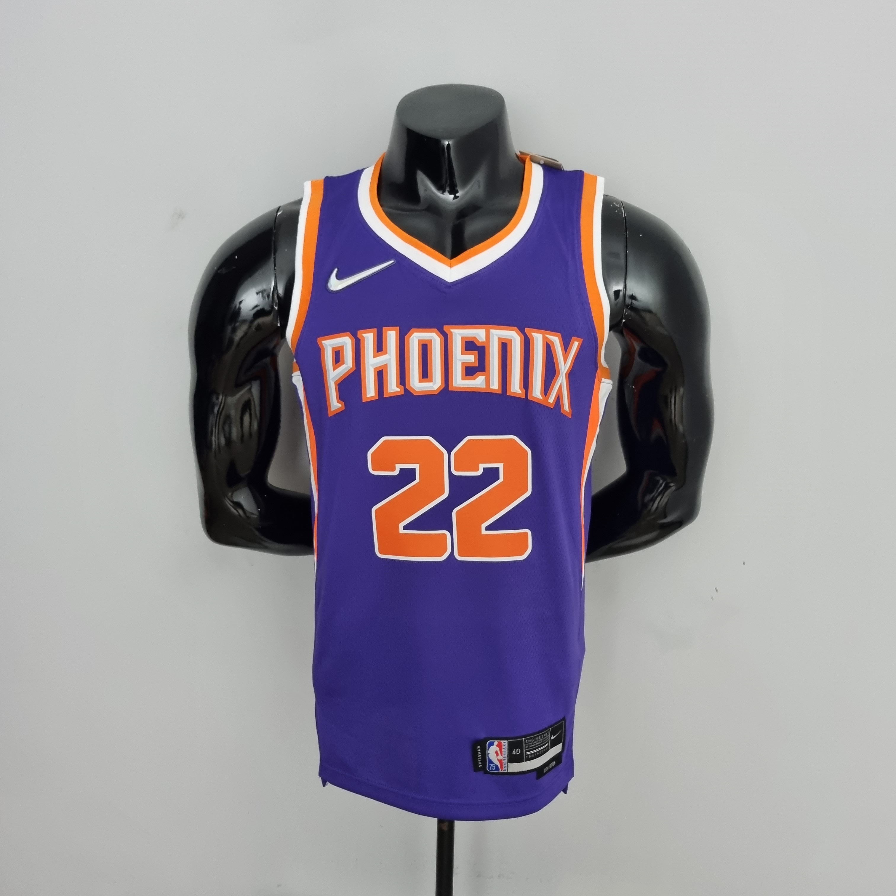 Deandre Ayton Phoenix Suns 75th Anniversary Swingman Jersey Purple