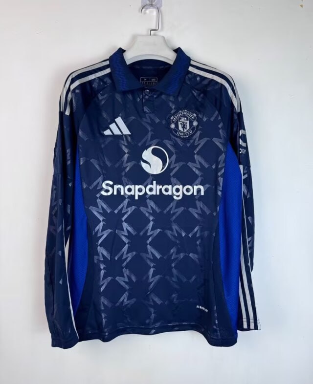 Manchester United Man Away Long Sleeve Jersey 24/25
