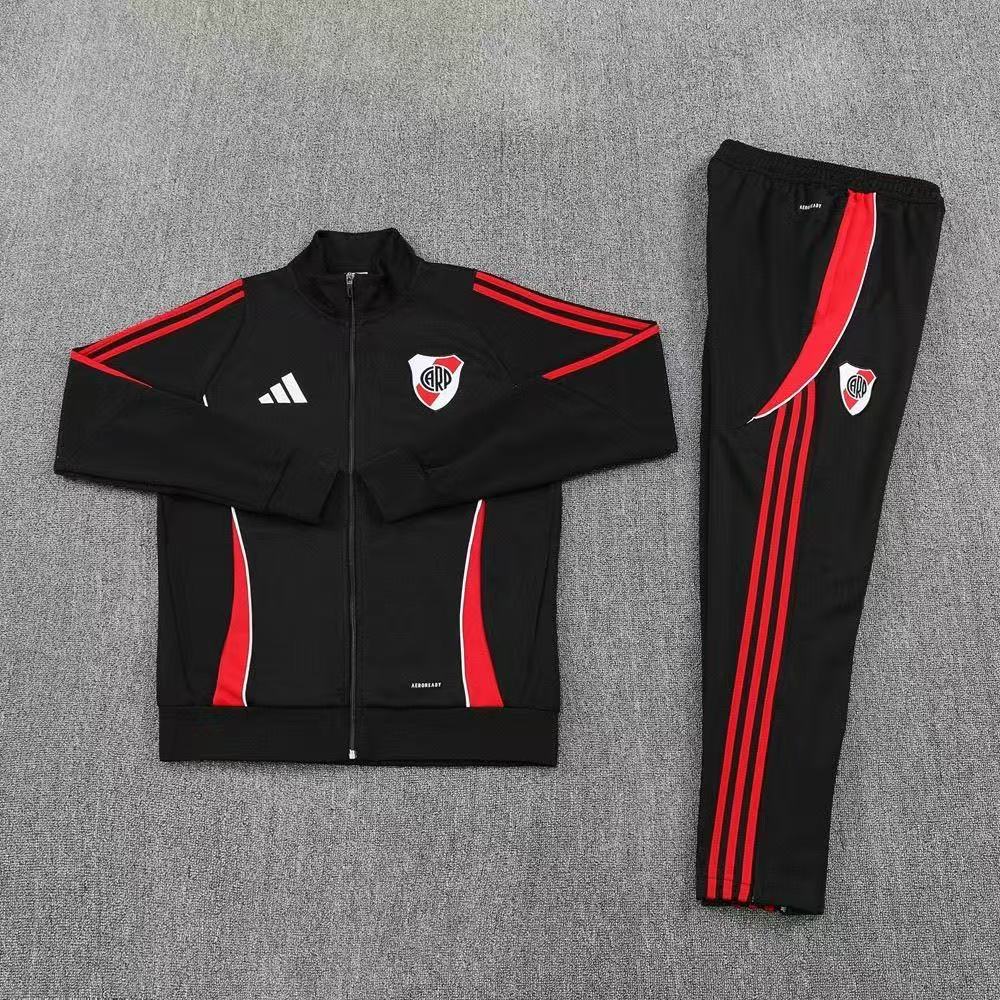 River Plate 2025/26 Black Red Tracksuit | Adidas AEROREADY Training Set Jacket + Pants