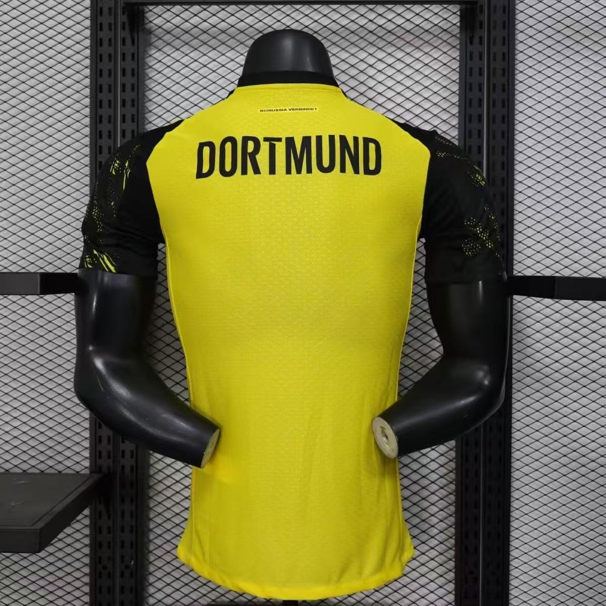 Borussia Dortmund 2025/26 Home Jersey Player Version – Yellow Black Vodafone Edition