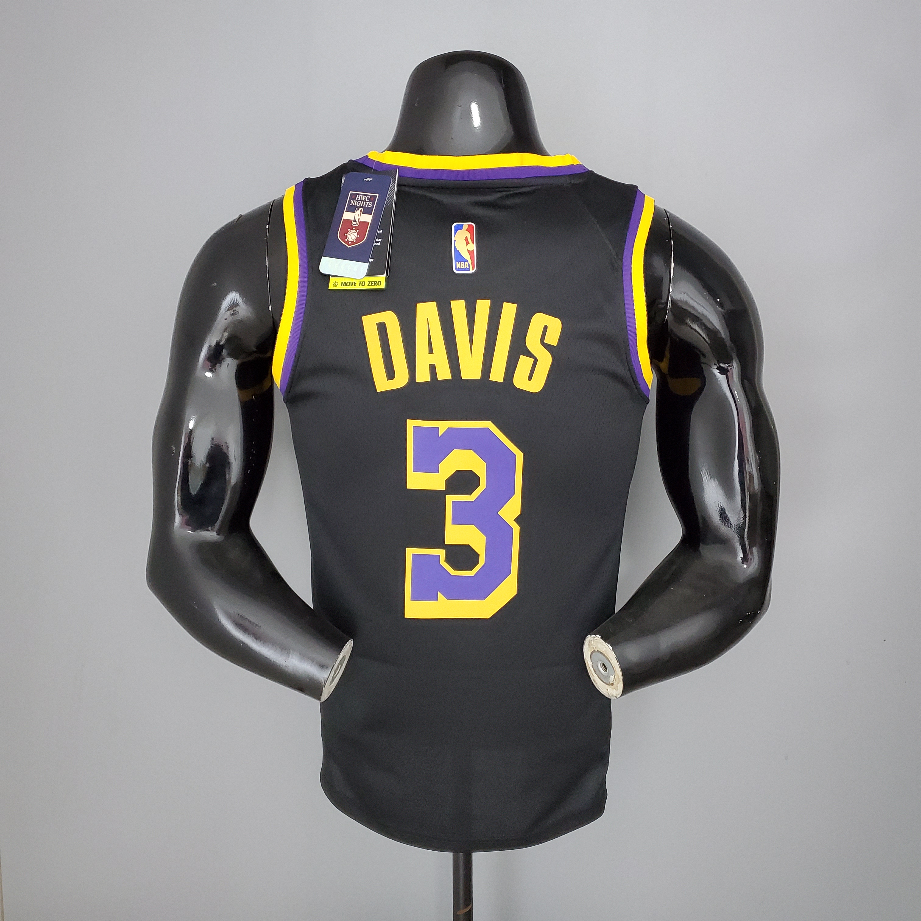 Anthony Davis Los Angeles Lakers 2020/21 Swingman Jersey Black