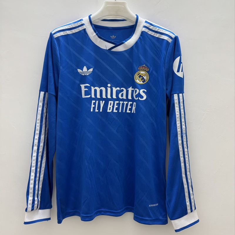 Real Madrid Third Men Long Sleeve Jersey 25/26