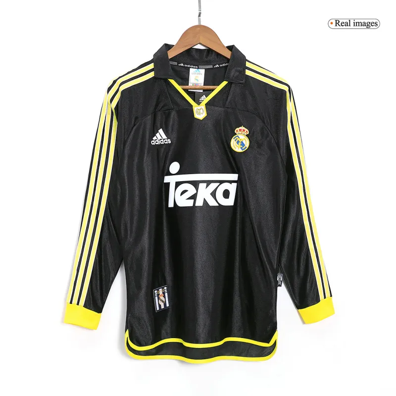 Real Madrid Retro Away Long Sleeve Jersey 1999-01