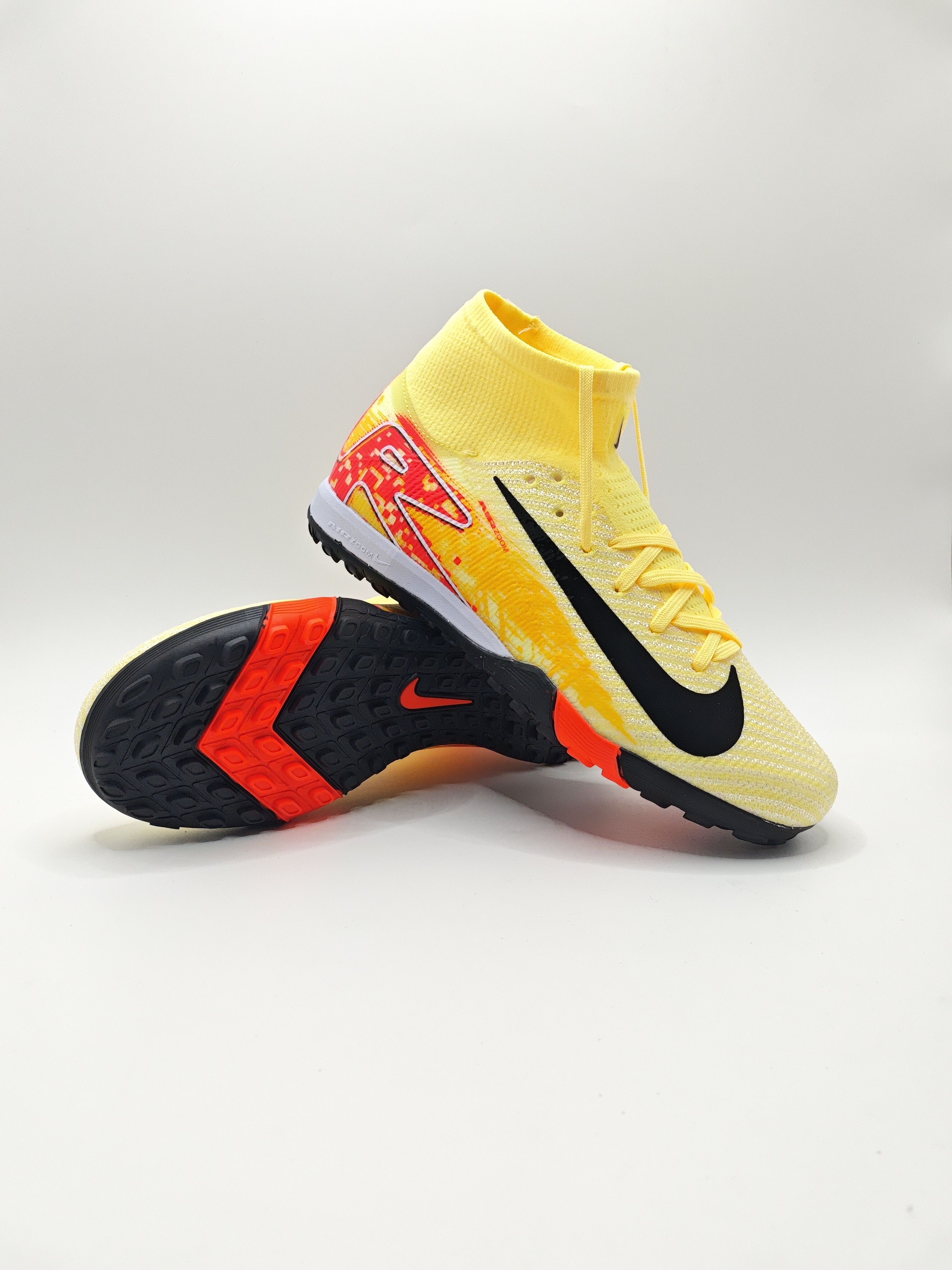 Nike Mercurial 16 High-Top Built-in Full Air Cushion Waterproof Knit Turf Studs MD Outsole Soccer Cleats
