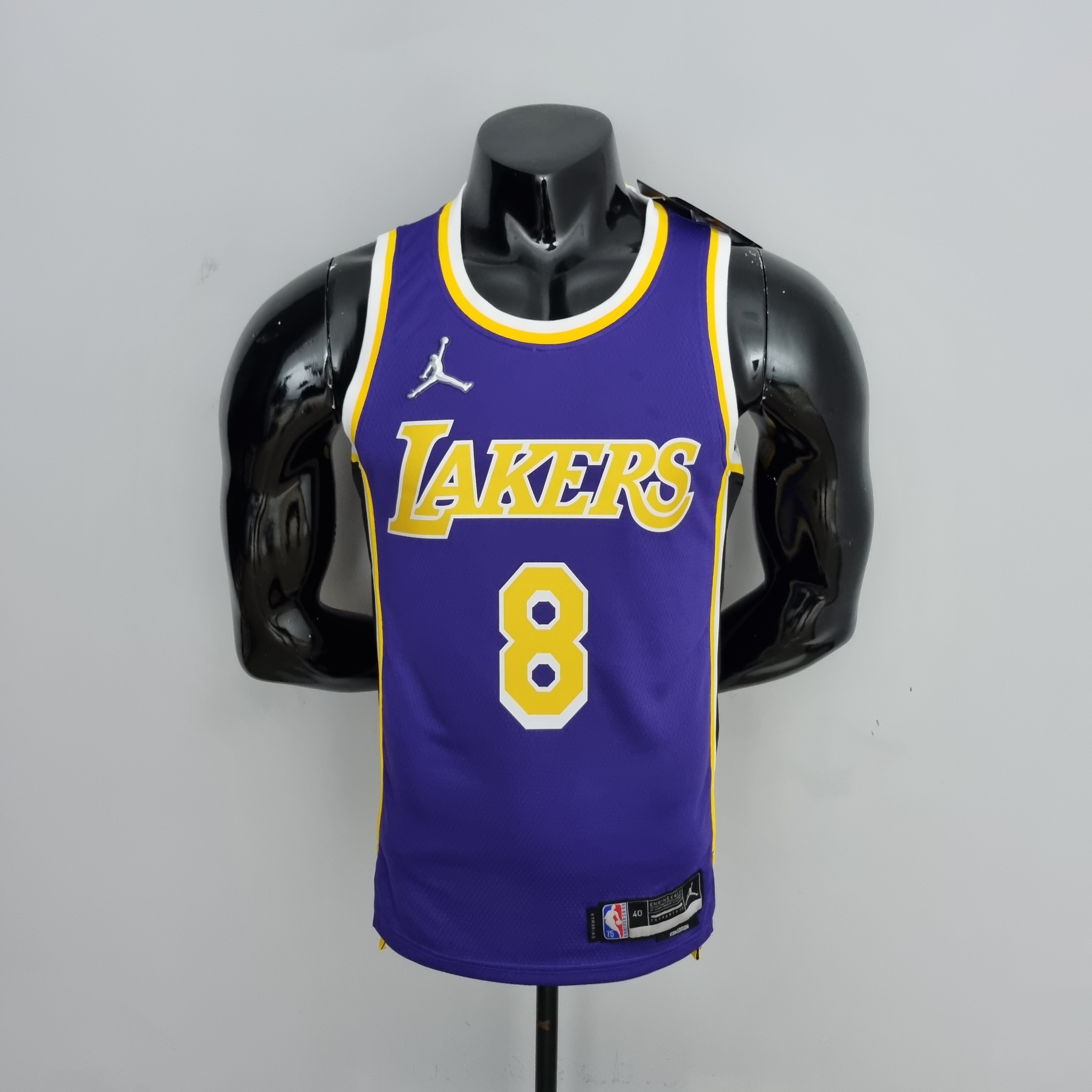 Kobe Bryant Los Angeles Lakers 75th Anniversary Swingman Jersey Purple