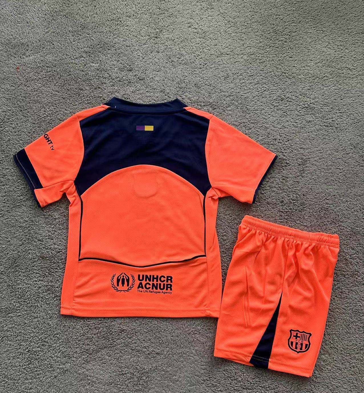 Barcelona Third Away Kids Football Shirt 2025-26 Kit