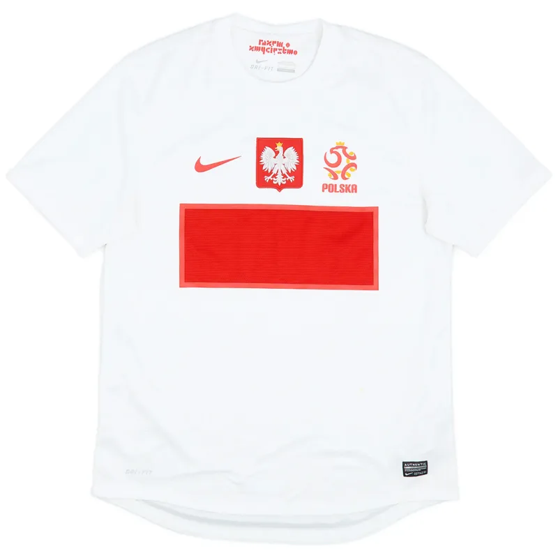 Poland Retro Home Jersey Euro 2012
