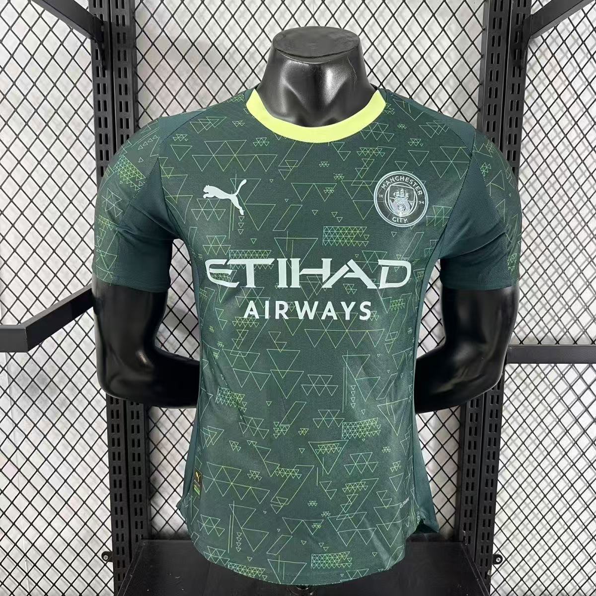 Manchester City 25-26 away game player version jersey