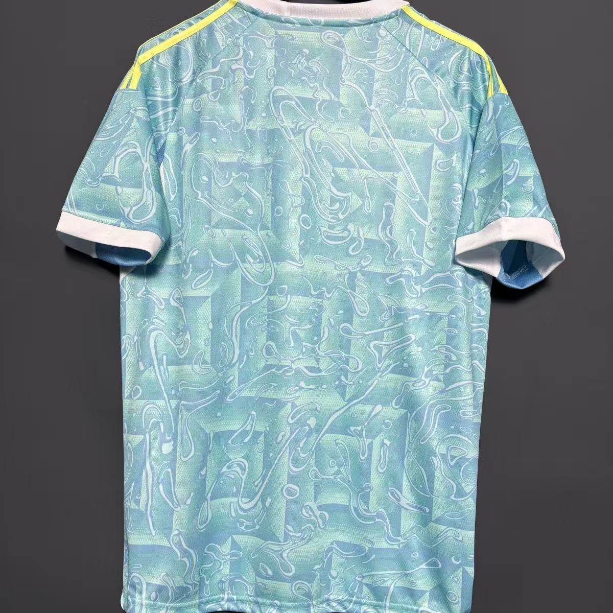 Juventus 25/26 Home Fan Version Jersey Ice Blue Liquid Pattern | Adidas Official Kit