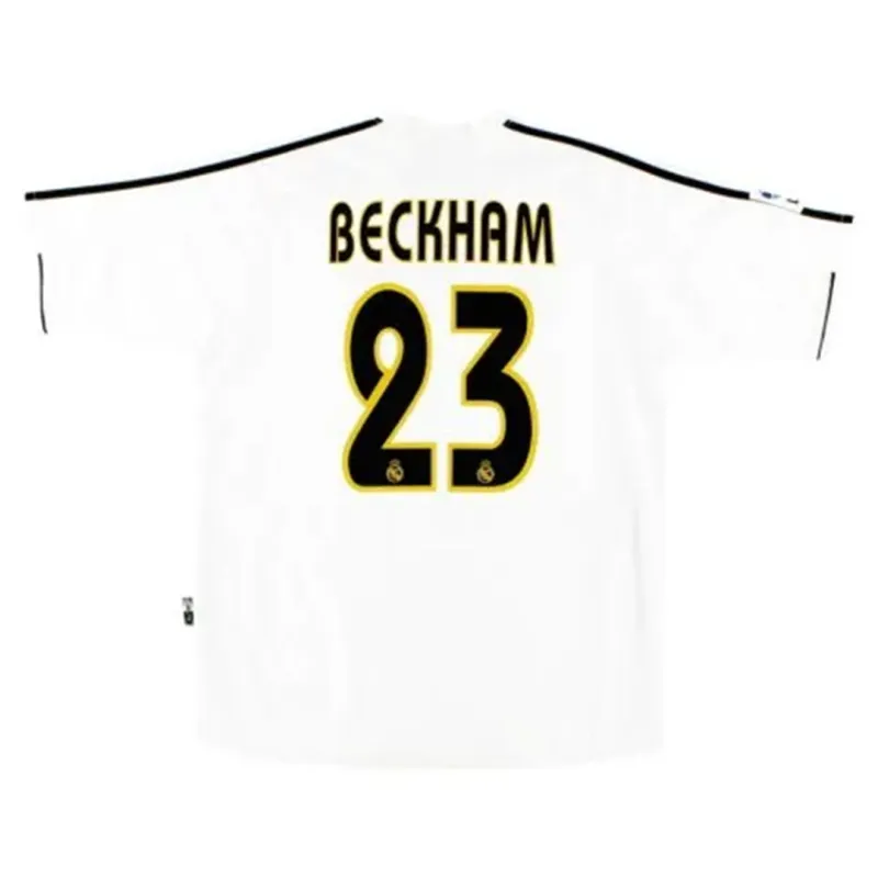 2003/04 Real Madrid BECKHAM #23 Retro Home Jersey