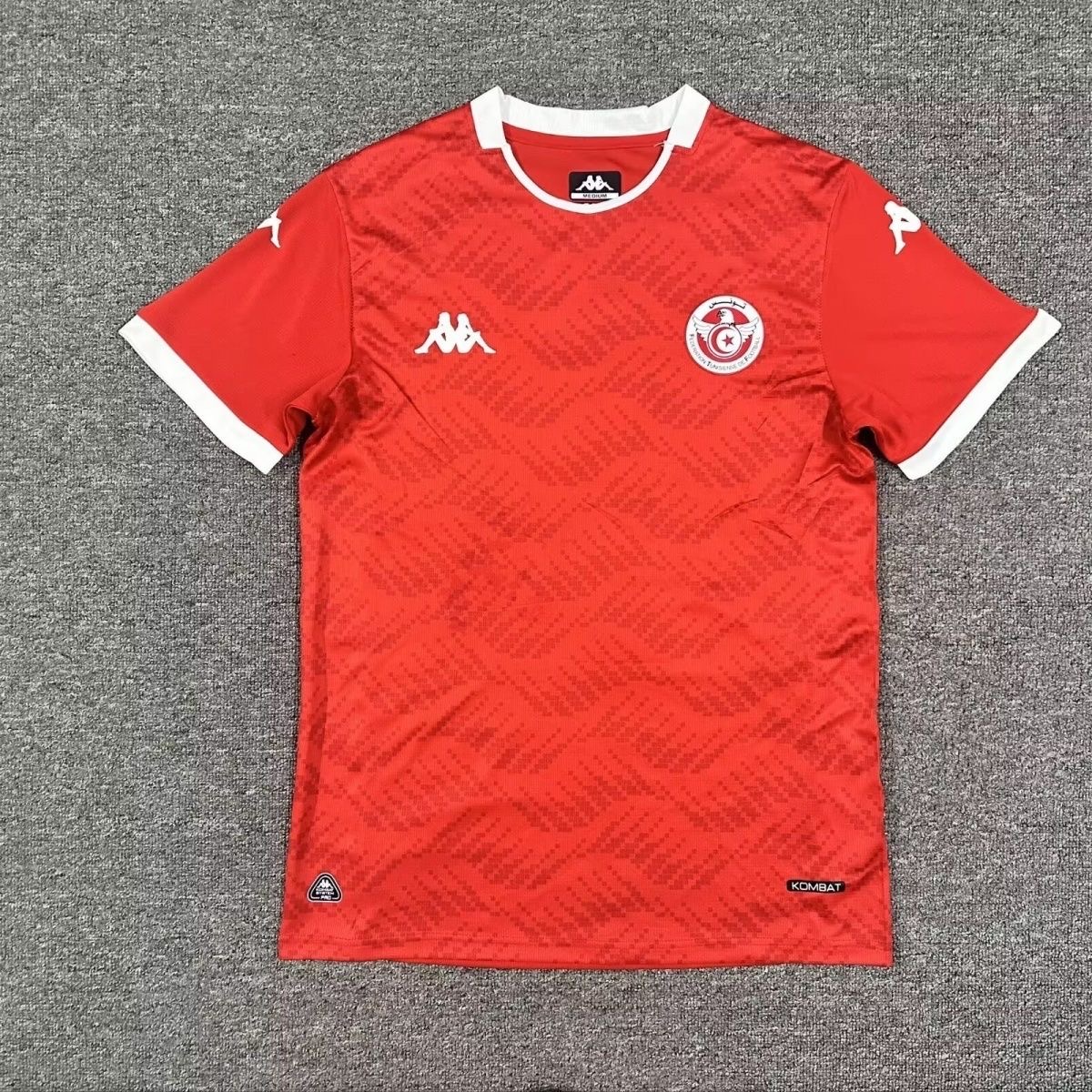 Tunisia 2026-27 Home Jersey – Kappa Red & White Edition