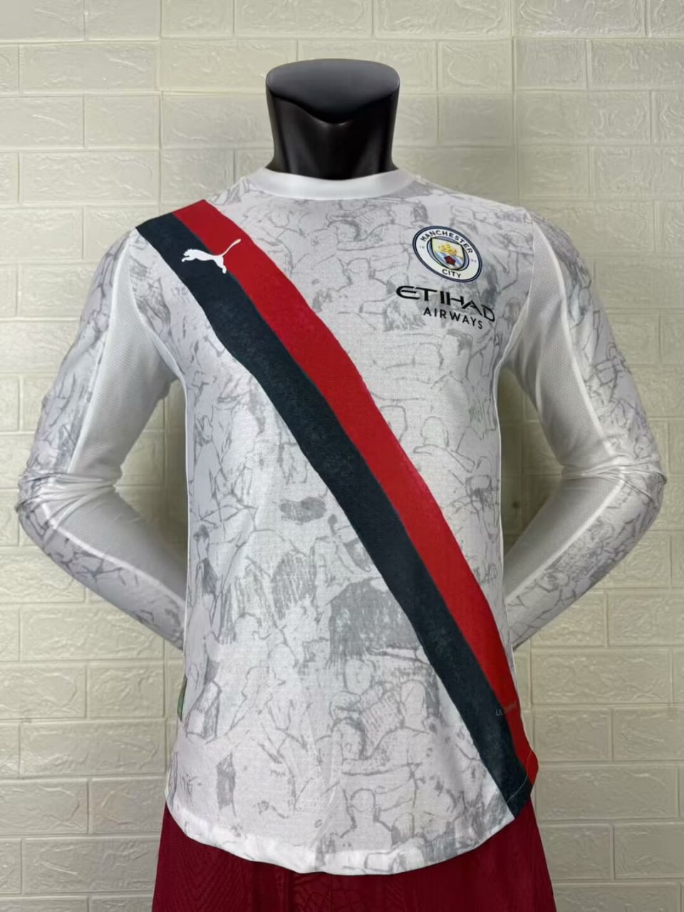 Manchester City KidSuper Player Version Long Sleeve Jersey 25/26