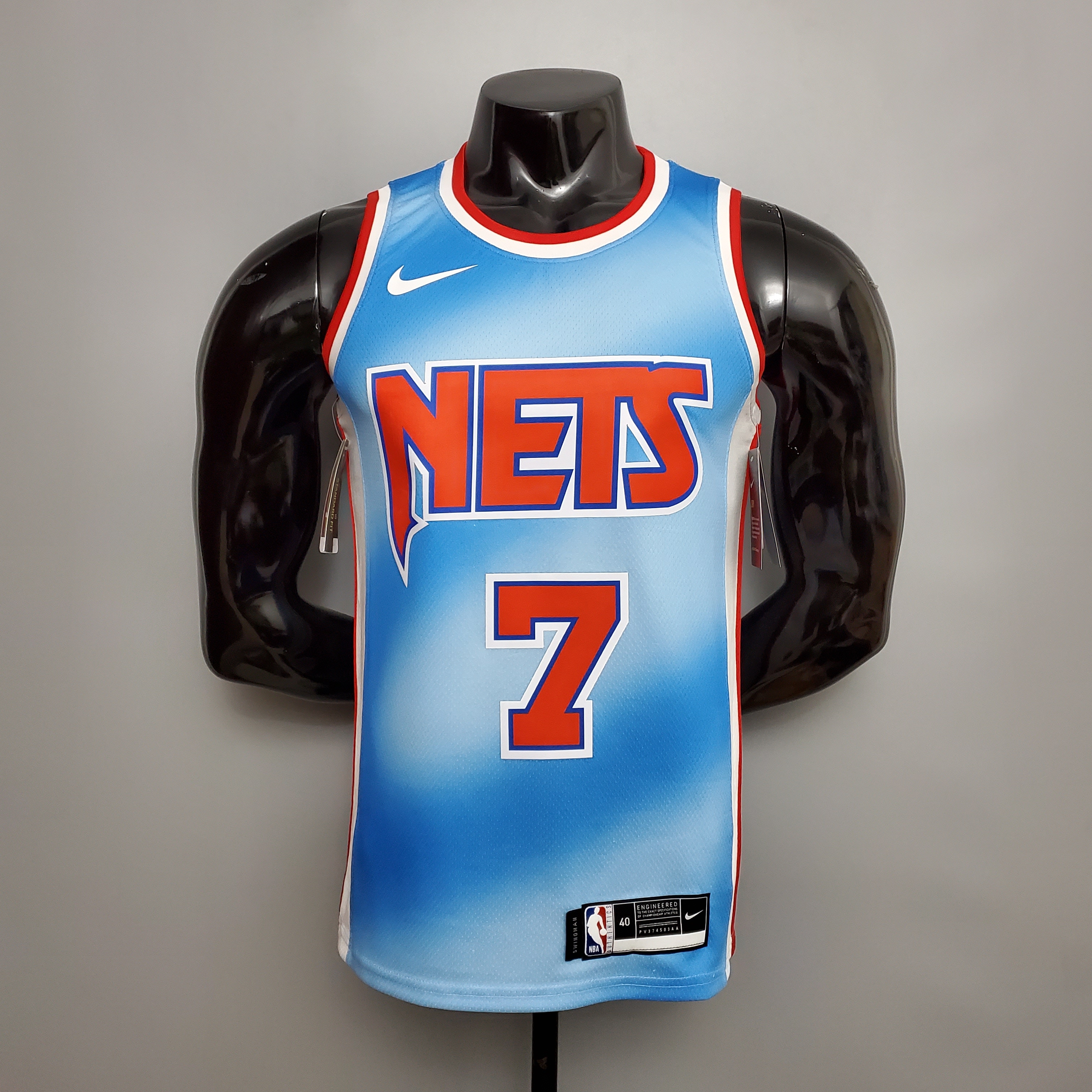 Kevin Durant Brooklyn Nets Retro Limited Edition Blue Swingman Jersey