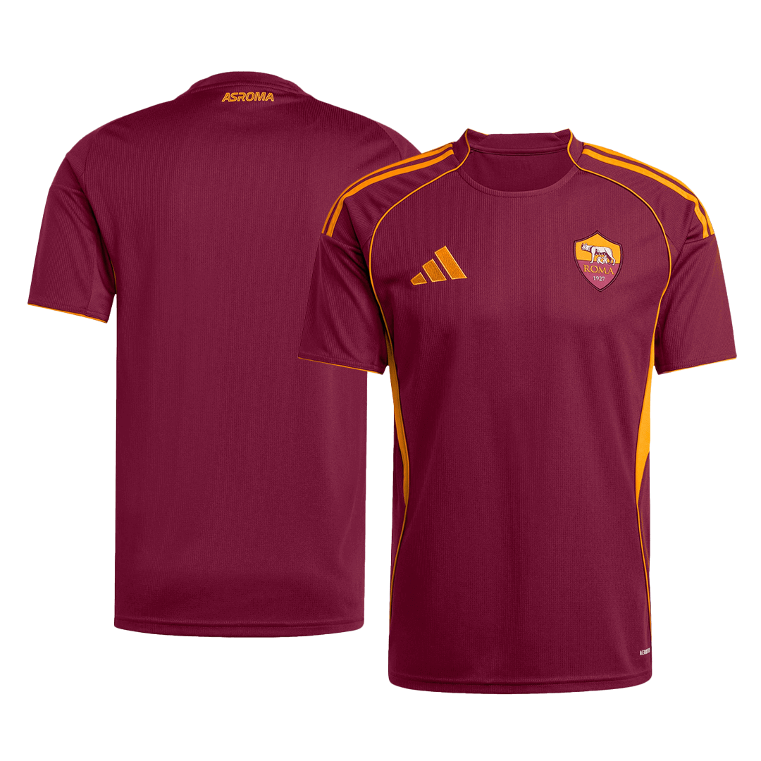 Roma Soccer Jersey Home Custom Shirt 2025-26