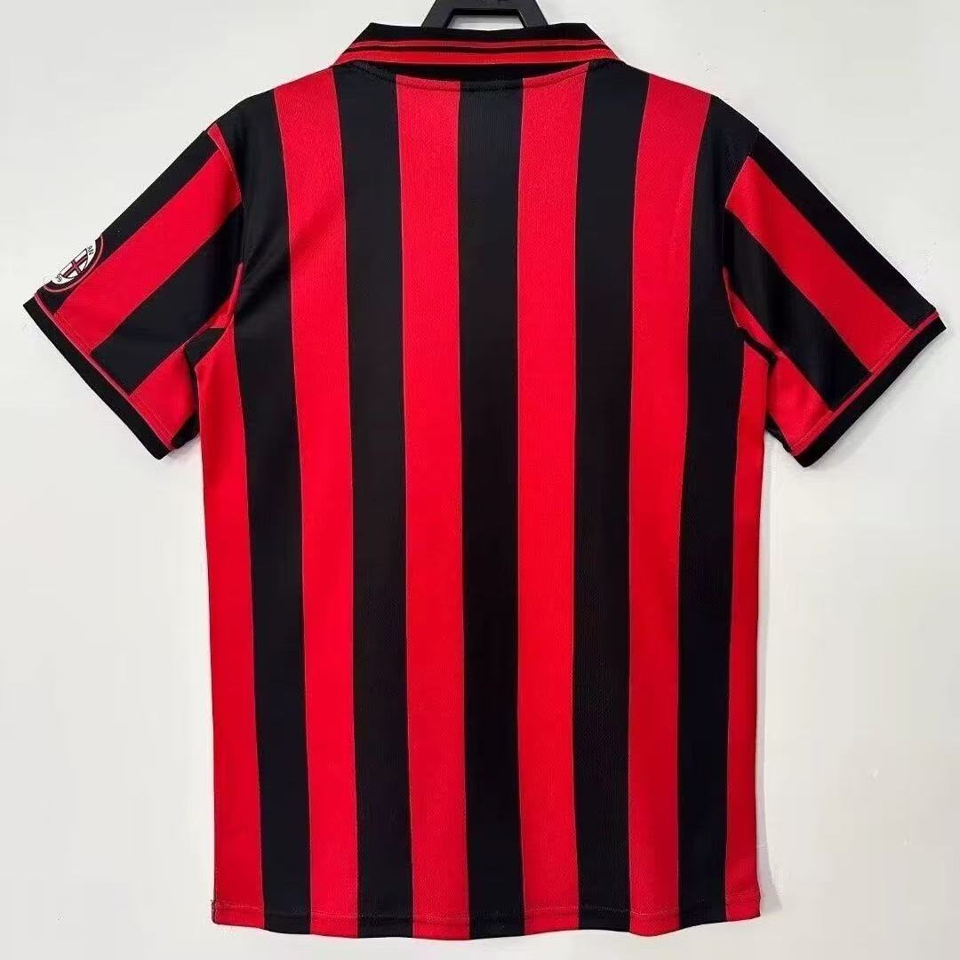 AC Milan BAGGIO #18 Retro Jersey Home  1996/97