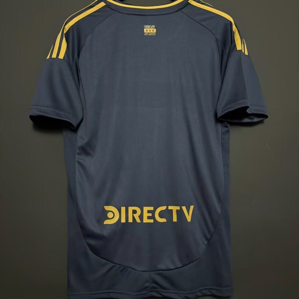 Boca Juniors 2025/26 Fourth Jersey – Star Edition Navy & Gold Betsson | Fan Version