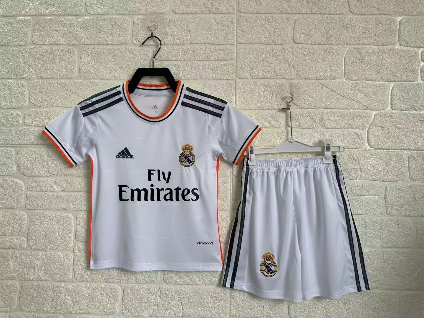 Real Madrid Home Retro Kids Suit 2013/14