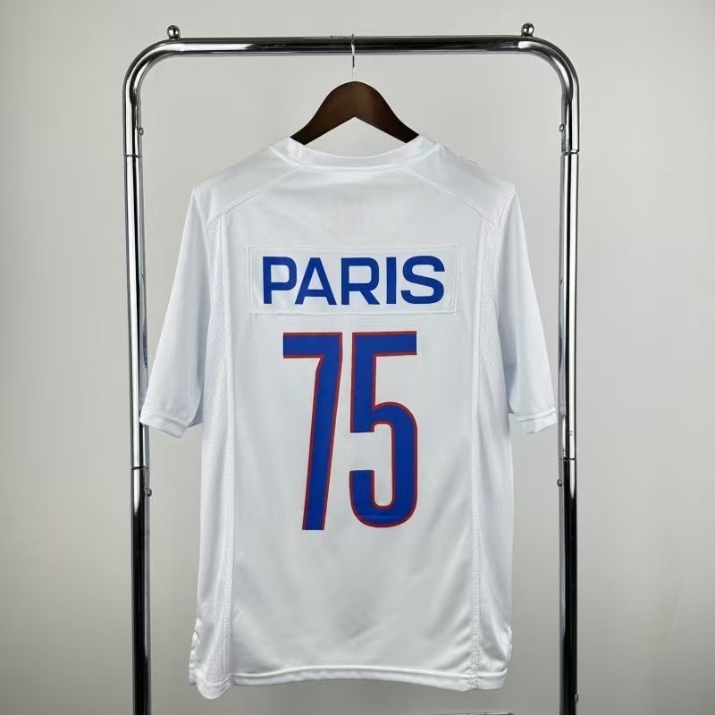 PSG × NFL Special Edition Jersey – Paris 75 White American Football Style Shirt | Paris Saint-Germain