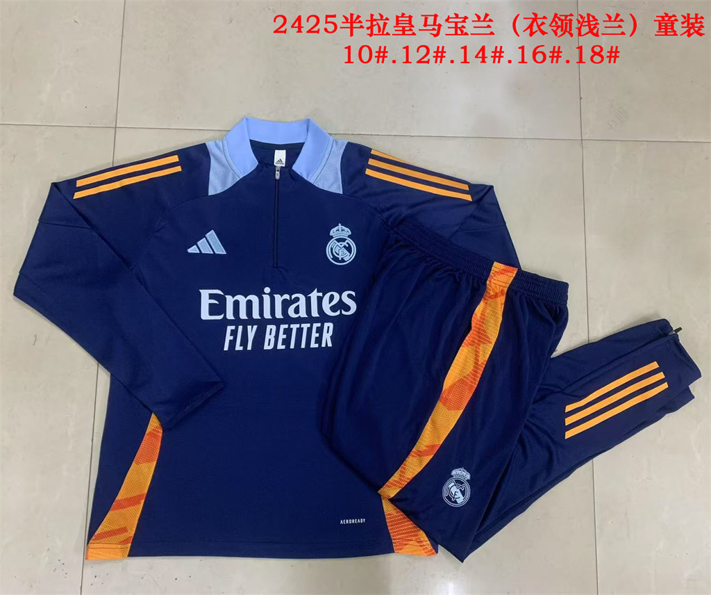 Real Madrid Kids Training Suit 24/25