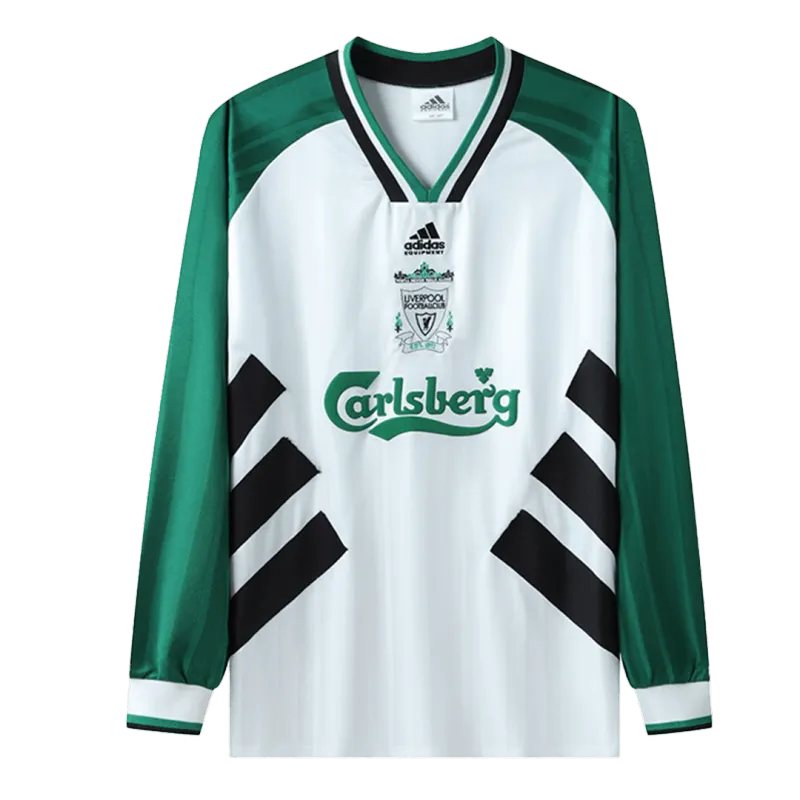 Liverpool Retro Long Sleeve Shirt Away Jersey 1993-95