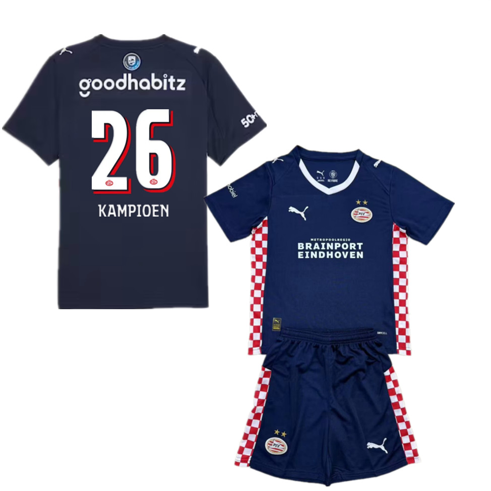 PSV Eindhoven Champion Away Kids Suit 25/26