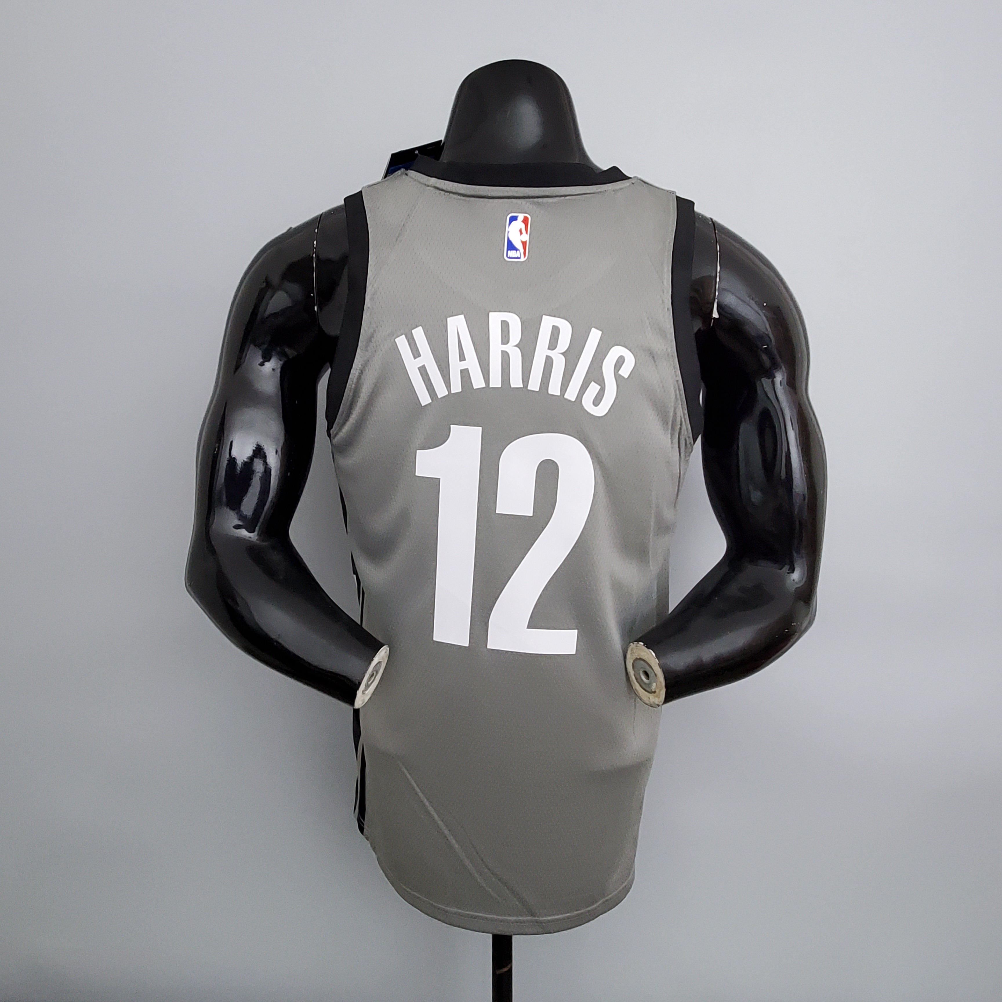 Joe Harris Brooklyn Nets Flying Man Swingman Jersey Gray