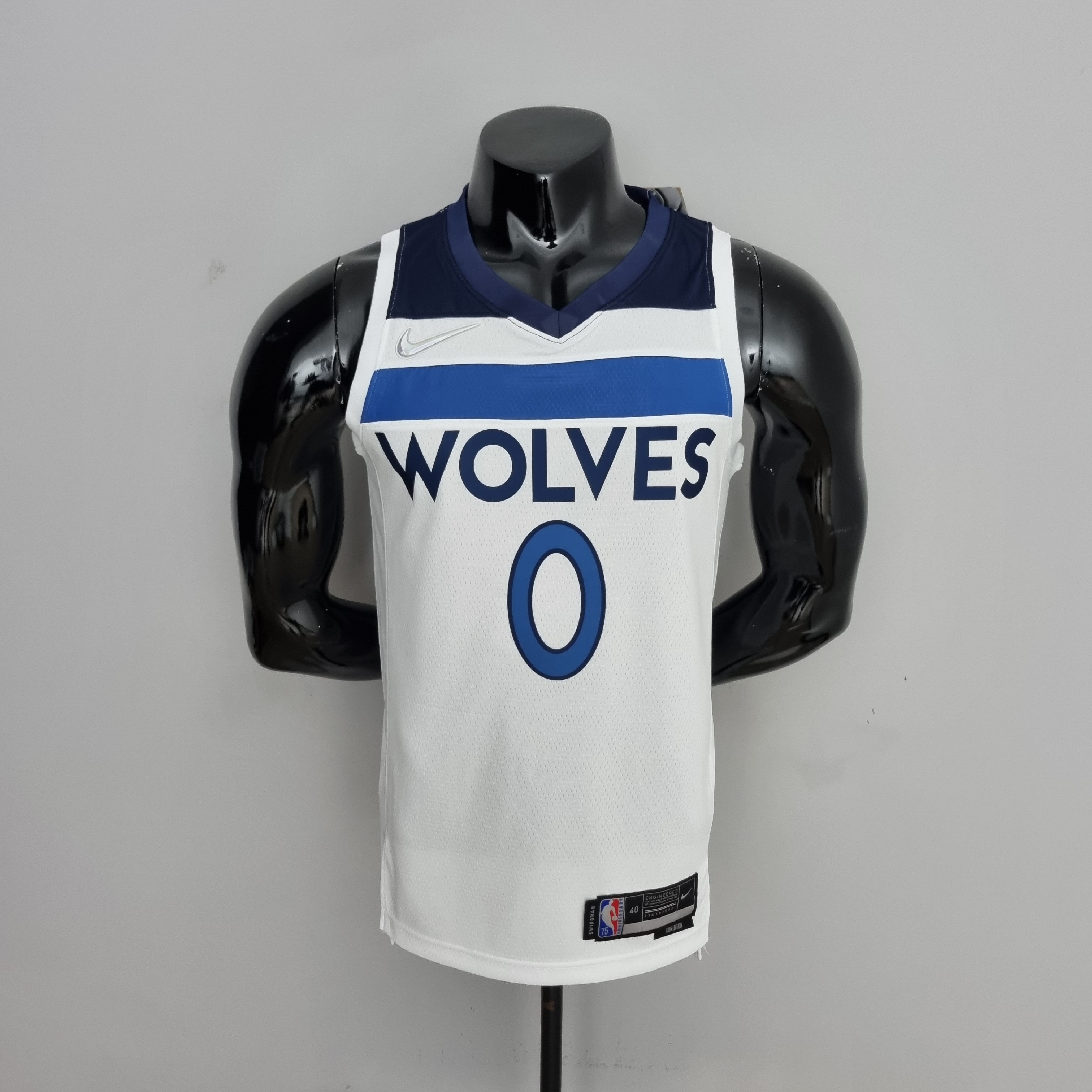 D'Angelo Russell Minnesota Timberwolves 75th Anniversary 2022 Swingman Jersey White