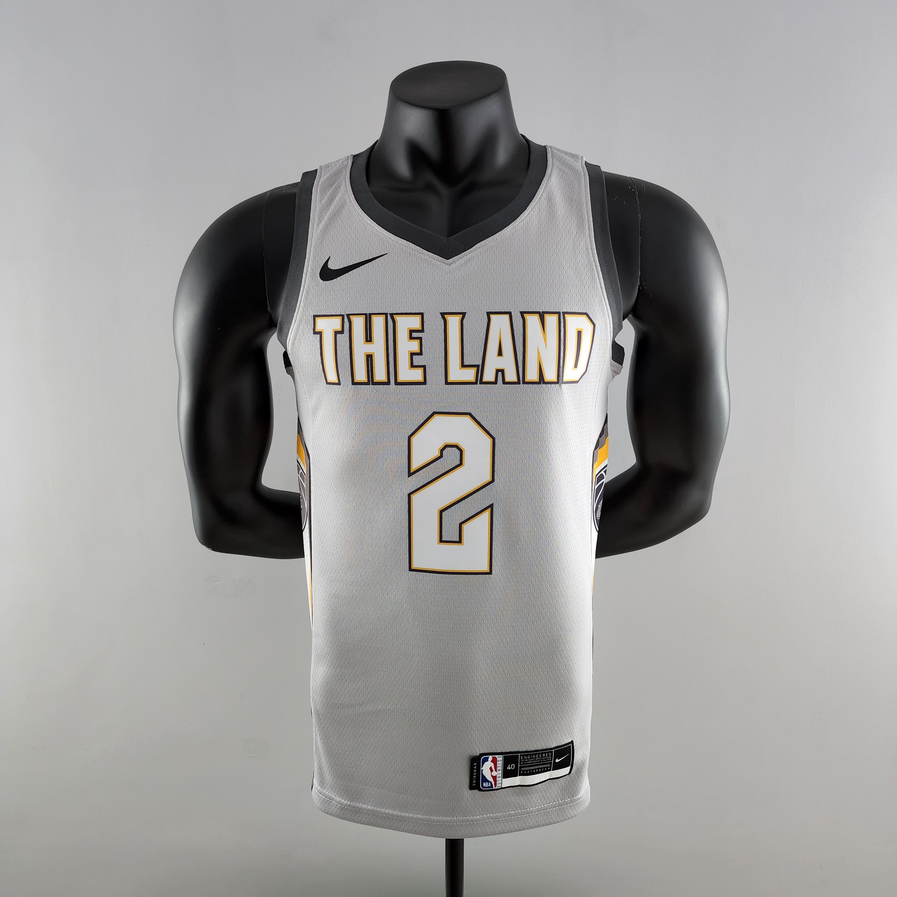 Kyrie Irving Cleveland Cavaliers Grey Swingman Jersey 2018