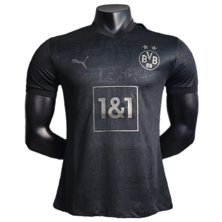 22-23 Borussia Dortmund All-Black Jersey Player Version