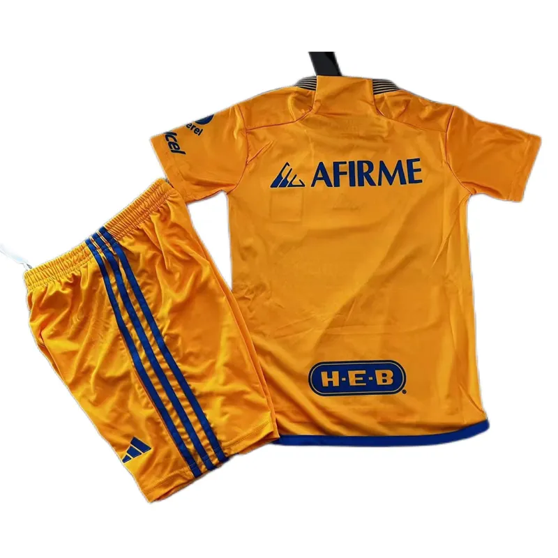Kids Tigres UANL 2023/24 Home Jersey Kit
