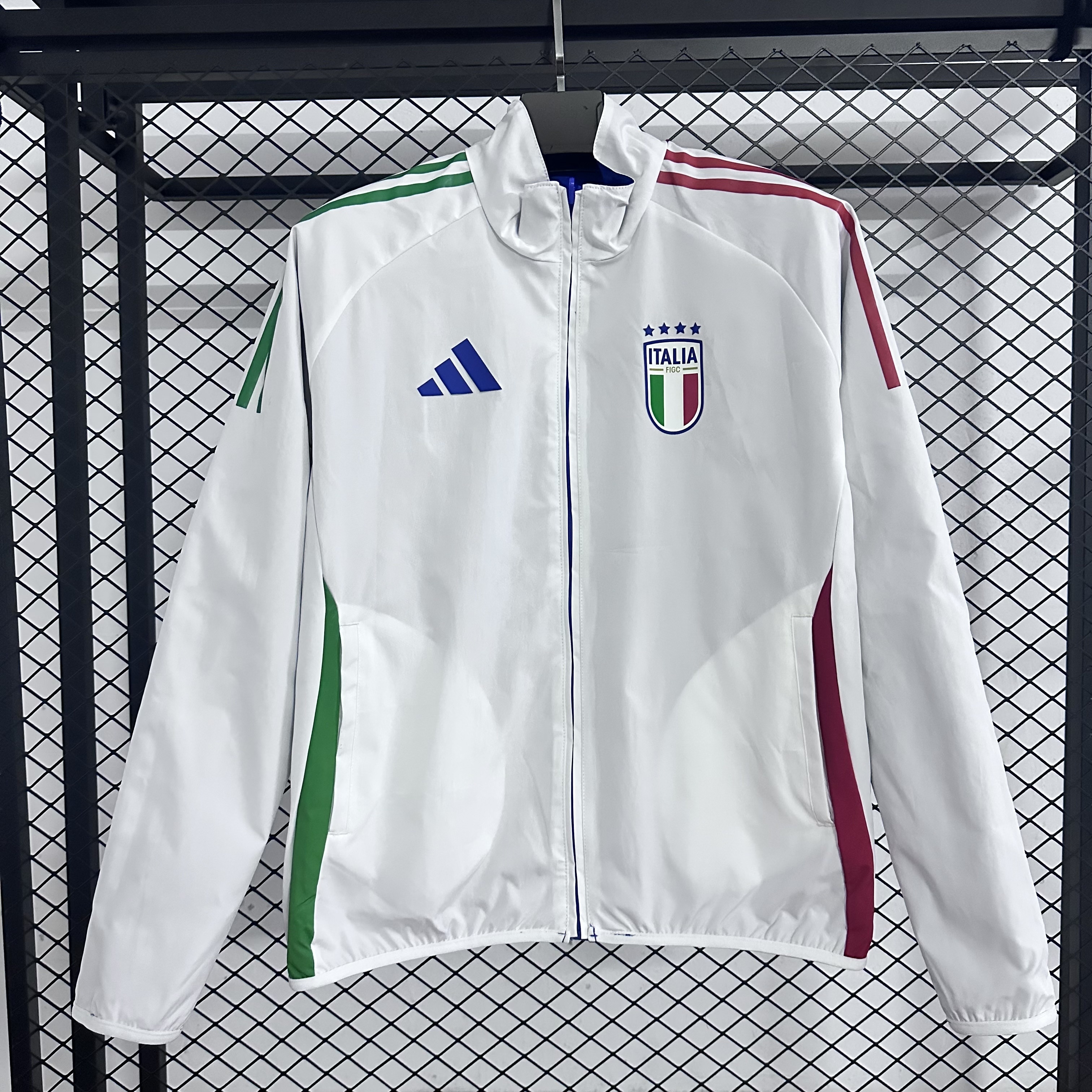 25-26 Italian double-sided colored orchid-white