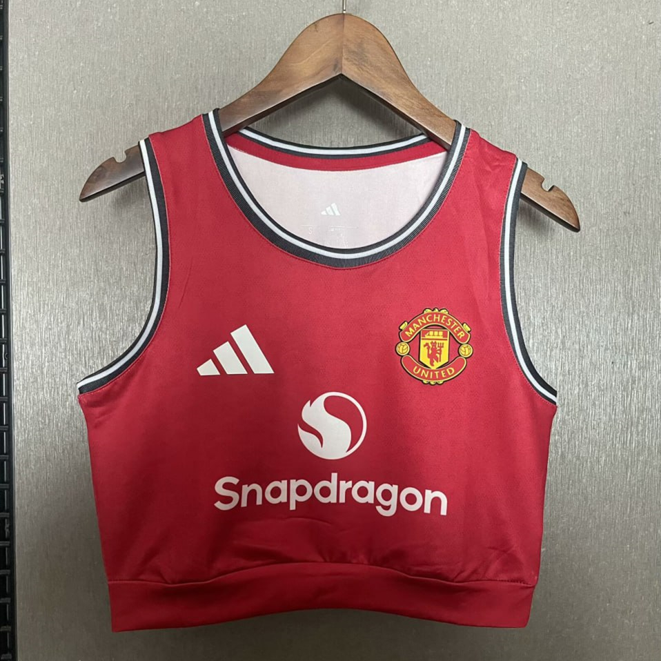 Manchester United Home Women Vest Jersey 25/26